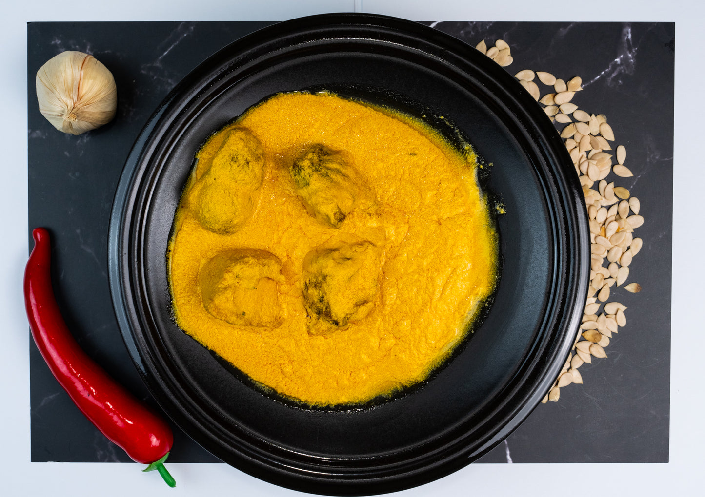 Fufu and egusi soup